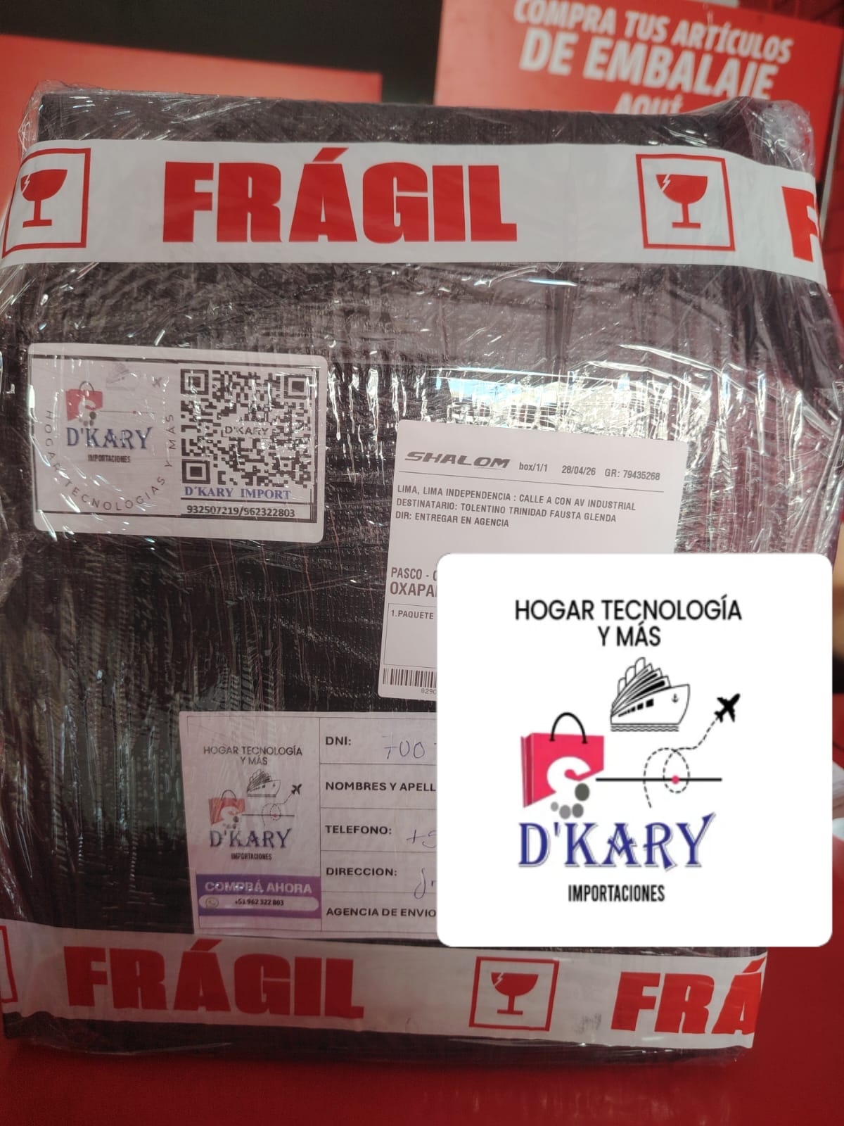 Envío nacional D'KARY IMPORT